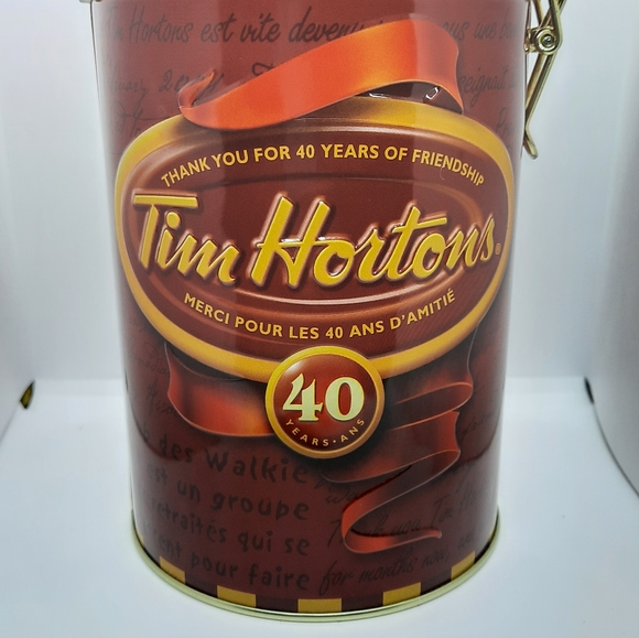 Vintage Tim Horton coffee container - Picture 4 of 5